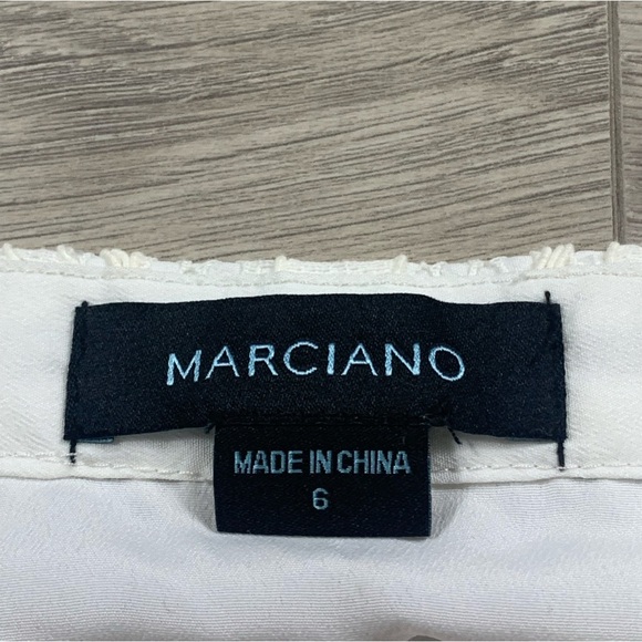 Marciano Evigan Lace Mini White Skirt - Picture 5 of 12